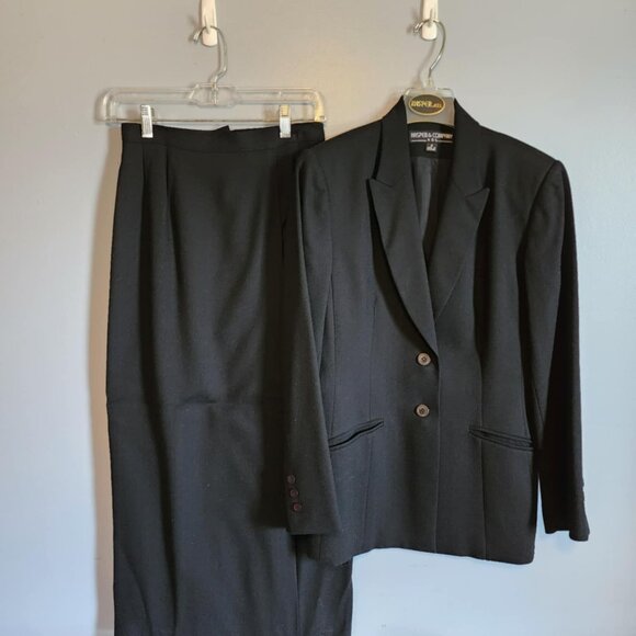 EUC Kasper & Company 2 Piece Wool Long Skirt/Jacket Suit - Picture 7 of 9